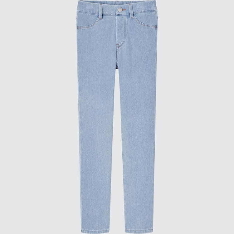 Uniqlo Ultra Stretch Denim Jogger Nohavice Detske Modre | FBHLGM-103