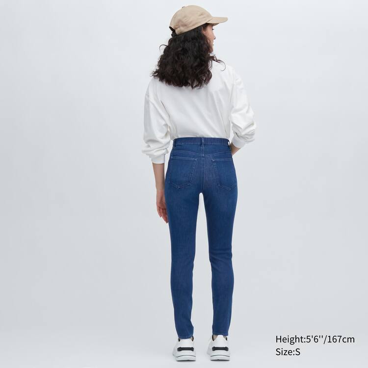 Uniqlo Ultra Stretch Denim Nohavice Damske Modre | LAJUVE-270