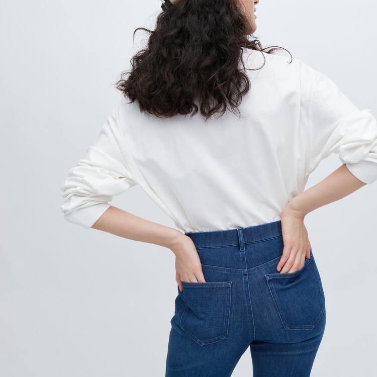 Uniqlo Ultra Stretch Denim Nohavice Damske Modre | LAJUVE-270