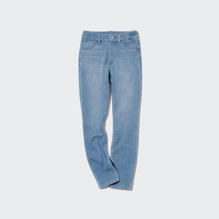 Uniqlo Ultra Stretch Denim (With Back Pockets) Džínsy Detske Modre | JNWGFP-910