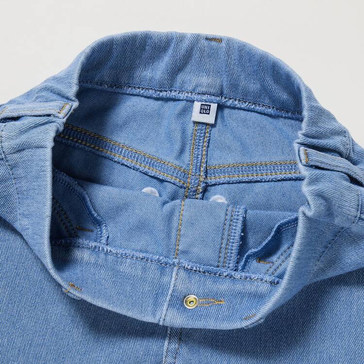 Uniqlo Ultra Stretch Denim (With Back Pockets) Jogger Nohavice Detske Modre | VJLRXT-180