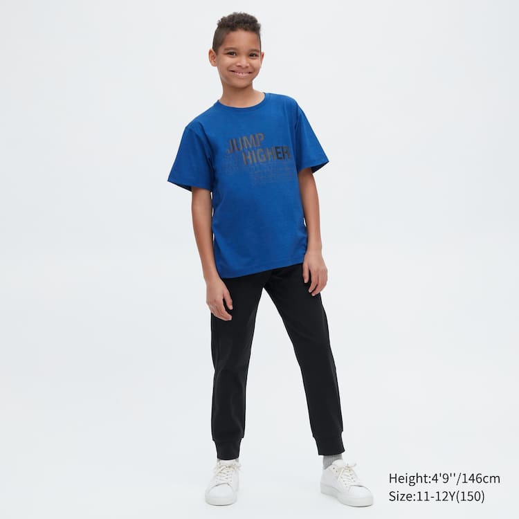 Uniqlo Ultra Stretch Dry-ex Active Jogger Nohavice Detske Čierne | DMCPZV-786