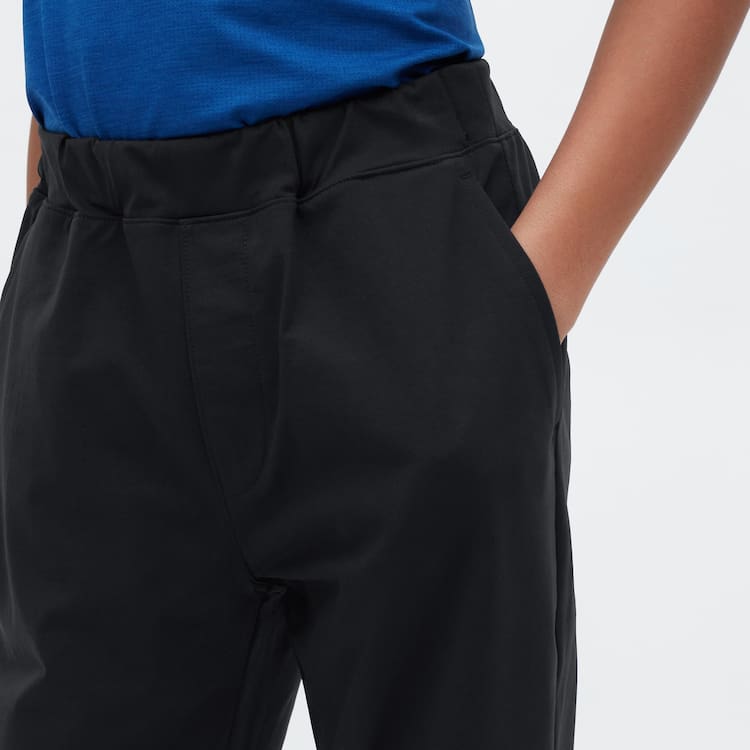 Uniqlo Ultra Stretch Dry-ex Active Jogger Nohavice Detske Čierne | DMCPZV-786
