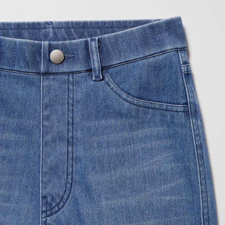 Uniqlo Ultra Stretch High Rise Cropped Džínsy Damske Modre | QLPWVH-715