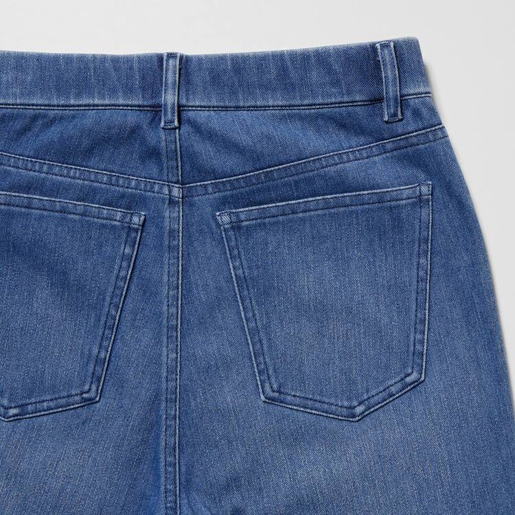 Uniqlo Ultra Stretch High Rise Cropped Džínsy Damske Modre | QLPWVH-715