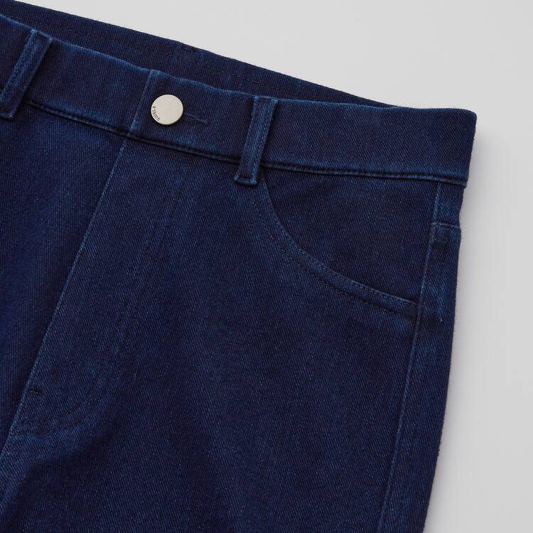 Uniqlo Ultra Stretch High Rise Denim (2021 Season) Leginy Damske Modre | UQDYRF-426