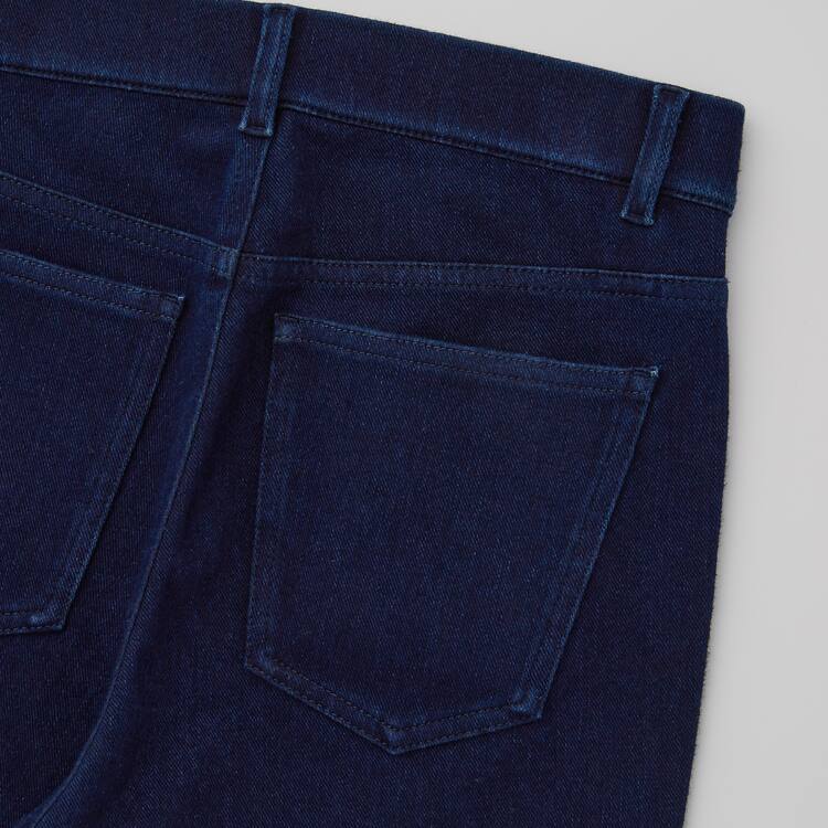 Uniqlo Ultra Stretch High Rise Denim (2021 Season) Leginy Damske Modre | UQDYRF-426