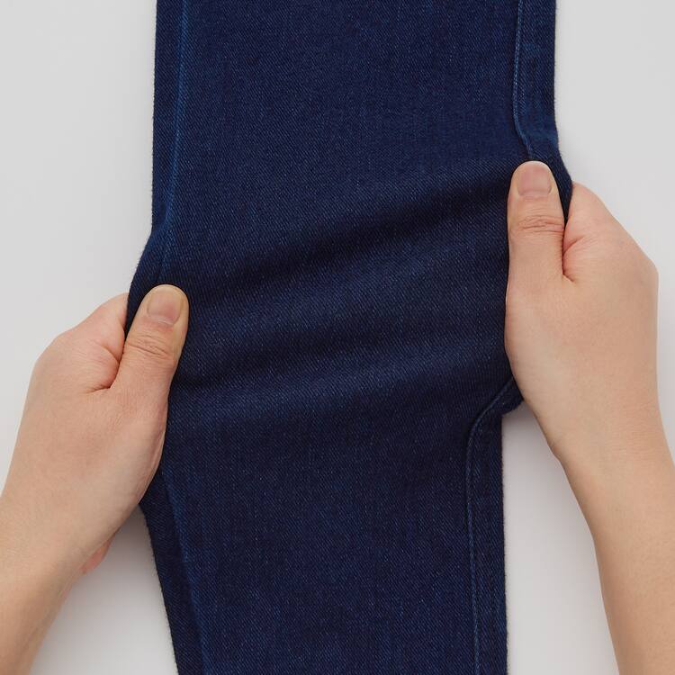 Uniqlo Ultra Stretch High Rise Denim (2021 Season) Leginy Damske Modre | UQDYRF-426
