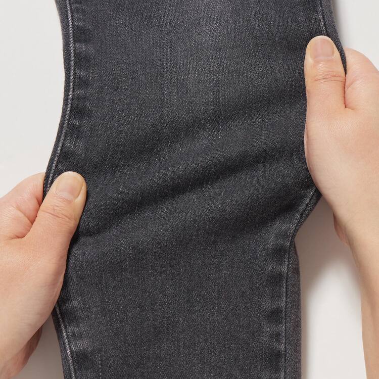 Uniqlo Ultra Stretch High Rise Vychudnutý Fit Distressed Džínsy Damske Siva | DLVUCK-457