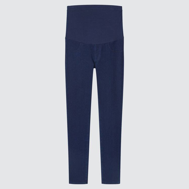 Uniqlo Ultra Stretch Maternity (2021 Season) Leginy Damske Modre | MCPIQW-802