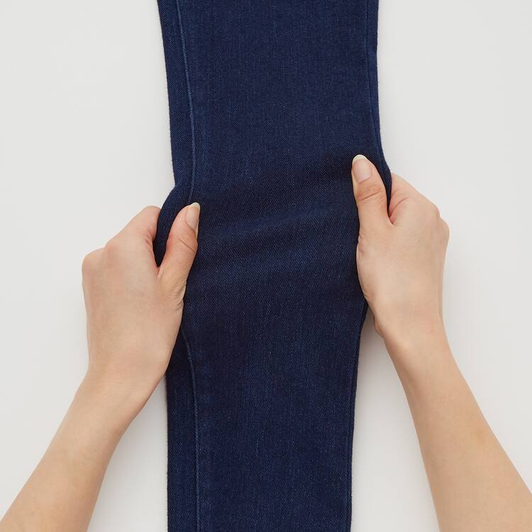 Uniqlo Ultra Stretch Maternity Denim Leginy Damske Modre | UYSFDC-068