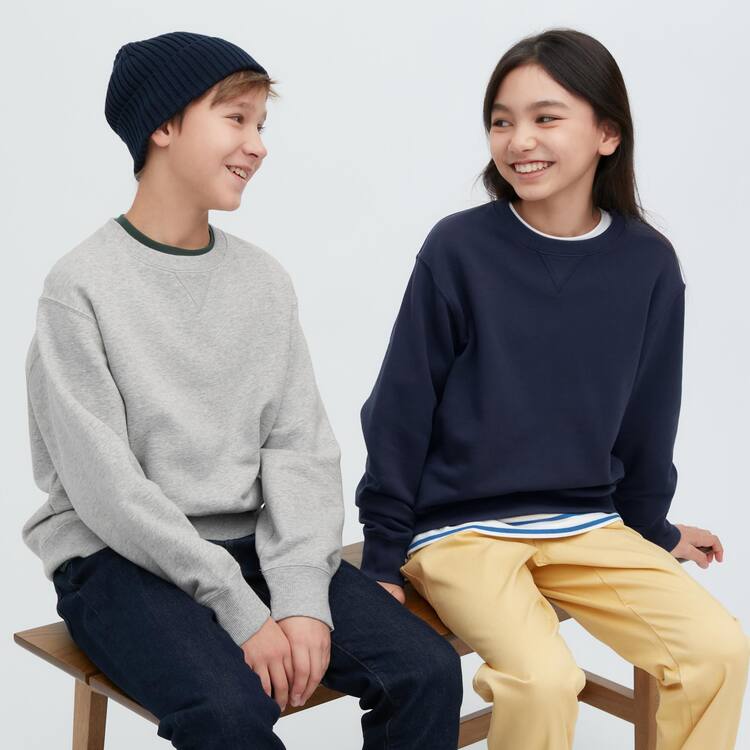 Uniqlo Ultra Stretch Mikiny Detske Siva | XGHLSI-586