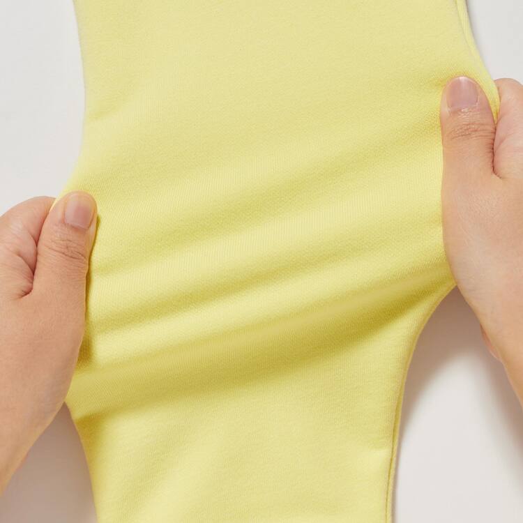 Uniqlo Ultra Stretch Mikiny Detske Žlté | TNHDYU-569