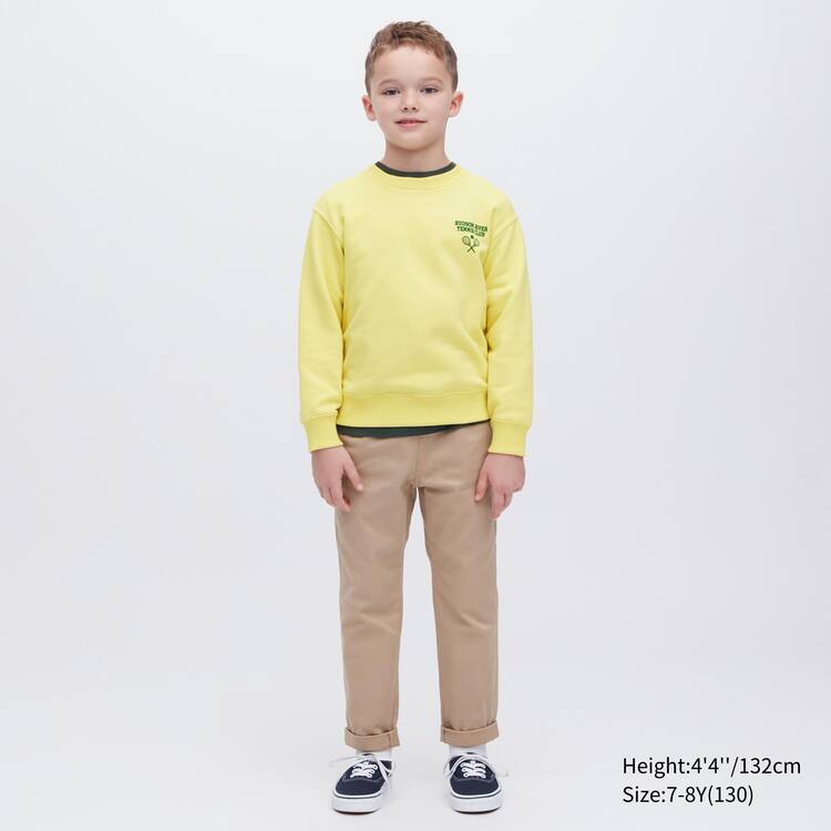 Uniqlo Ultra Stretch Mikiny Detske Žlté | TNHDYU-569