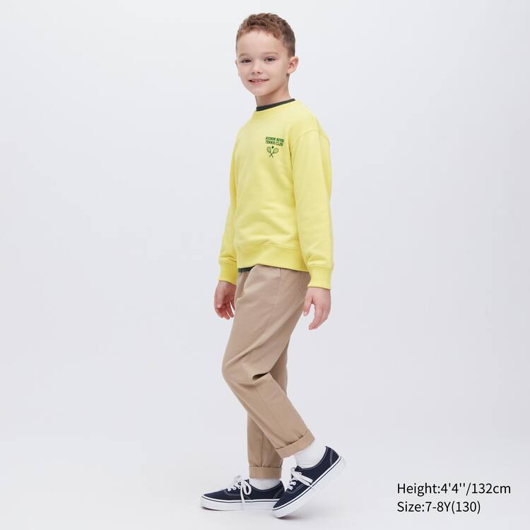 Uniqlo Ultra Stretch Mikiny Detske Žlté | TNHDYU-569