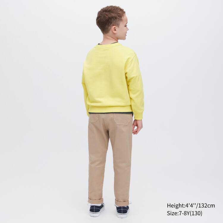 Uniqlo Ultra Stretch Mikiny Detske Žlté | TNHDYU-569