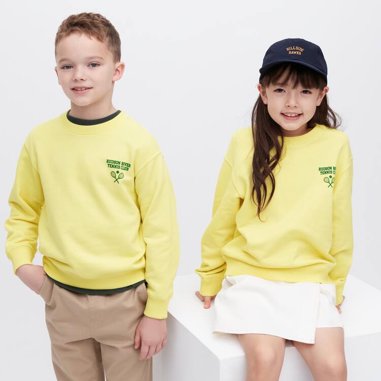 Uniqlo Ultra Stretch Mikiny Detske Žlté | TNHDYU-569