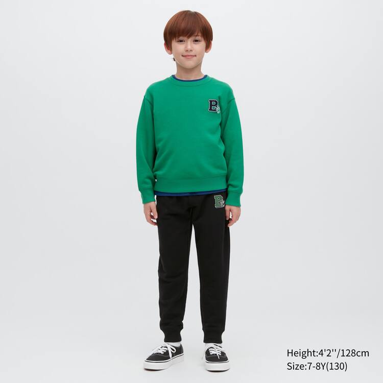 Uniqlo Ultra Stretch Printed Jogger Nohavice Detske Čierne | ETAUOL-235