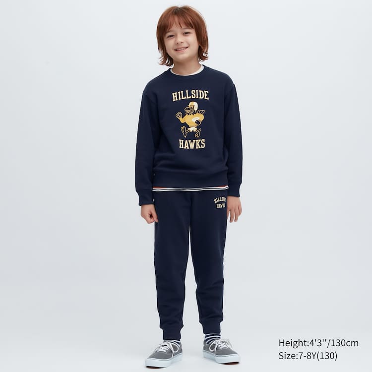 Uniqlo Ultra Stretch Printed Jogger Nohavice Detske Námornícka Modrá | SJANLO-509