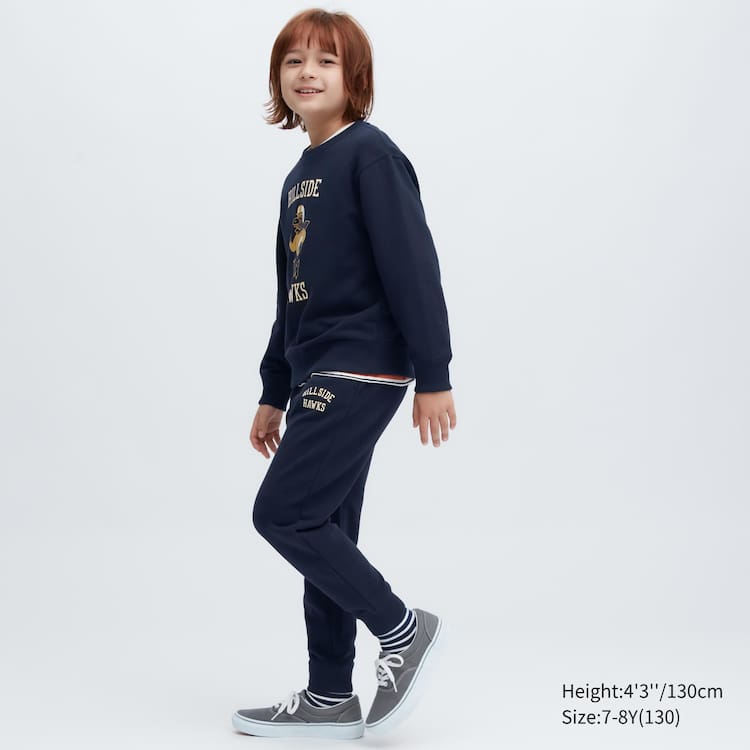 Uniqlo Ultra Stretch Printed Jogger Nohavice Detske Námornícka Modrá | SJANLO-509