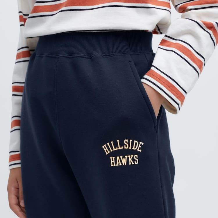 Uniqlo Ultra Stretch Printed Jogger Nohavice Detske Námornícka Modrá | SJANLO-509