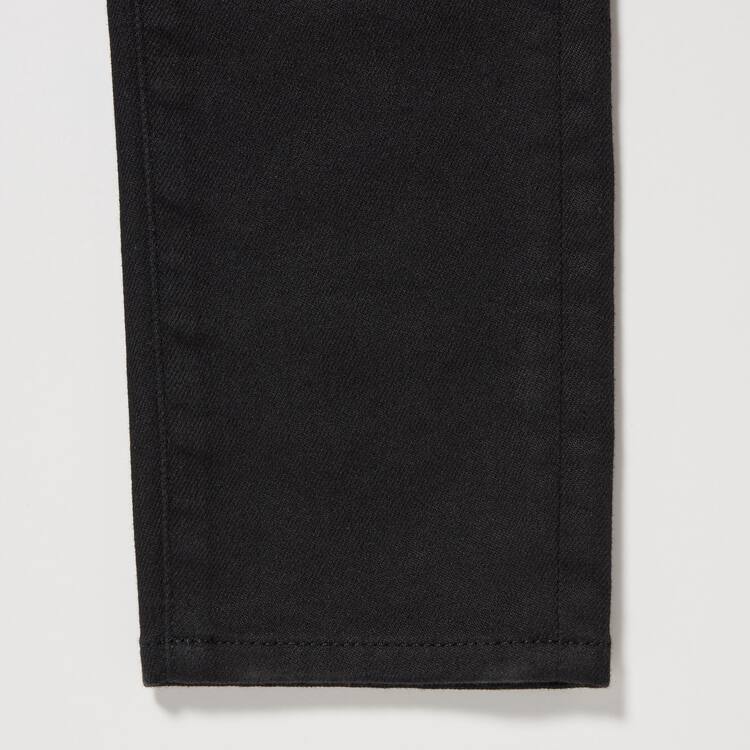 Uniqlo Ultra Stretch Slim Fit Džínsy Detske Čierne | LAUPXM-102