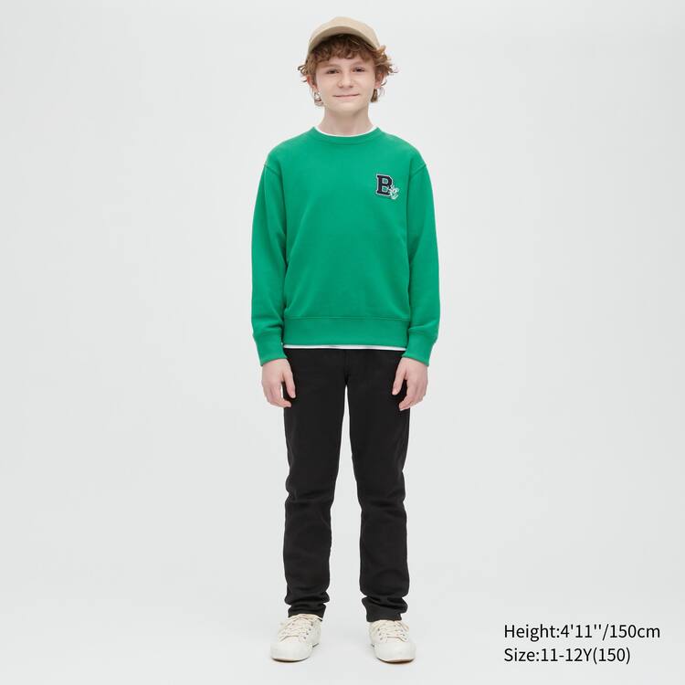 Uniqlo Ultra Stretch Slim Fit Džínsy Detske Čierne | LAUPXM-102