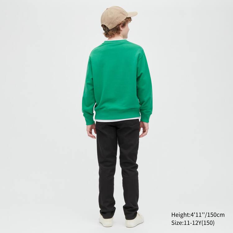 Uniqlo Ultra Stretch Slim Fit Nohavice Detske Čierne | QAYEDP-720