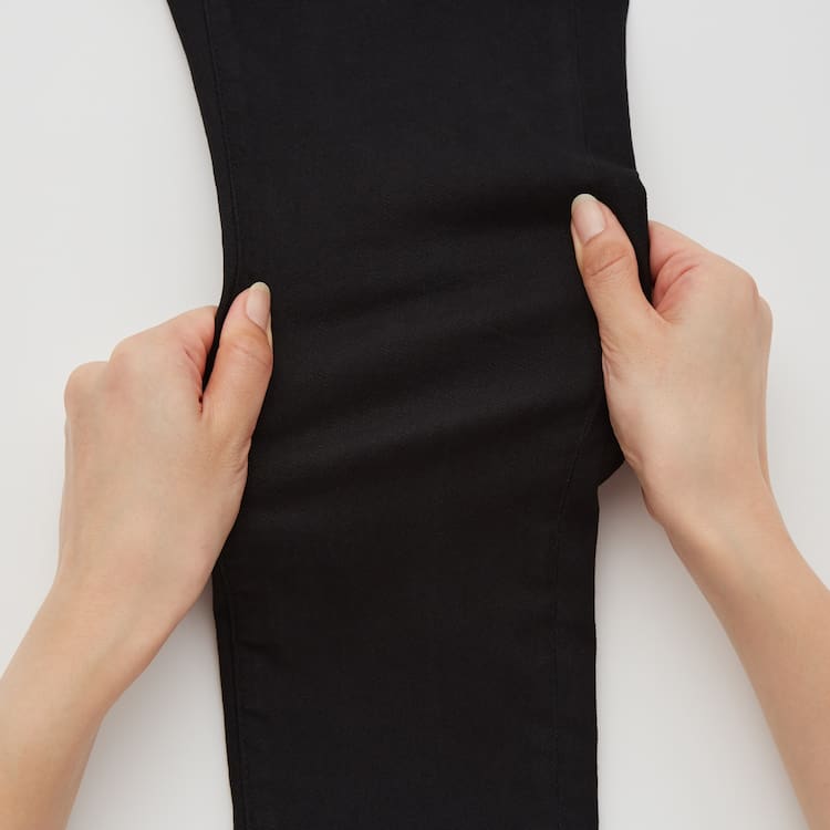 Uniqlo Ultra Stretch Slim Fit Zip Fly (2021 Season) Nohavice Detske Čierne | NQUFKC-067