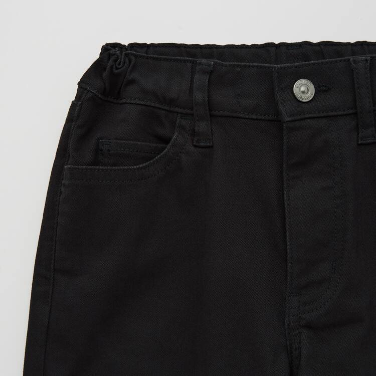 Uniqlo Ultra Stretch Slim Fit Zip Fly Džínsy Detske Čierne | YNQPEI-372