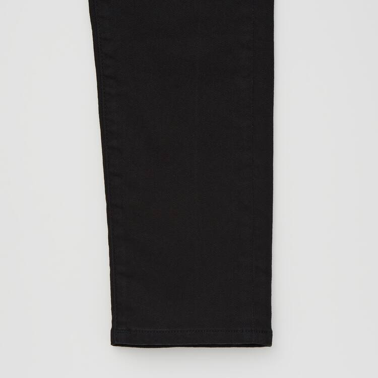 Uniqlo Ultra Stretch Slim Fit Zip Fly Džínsy Detske Čierne | YNQPEI-372