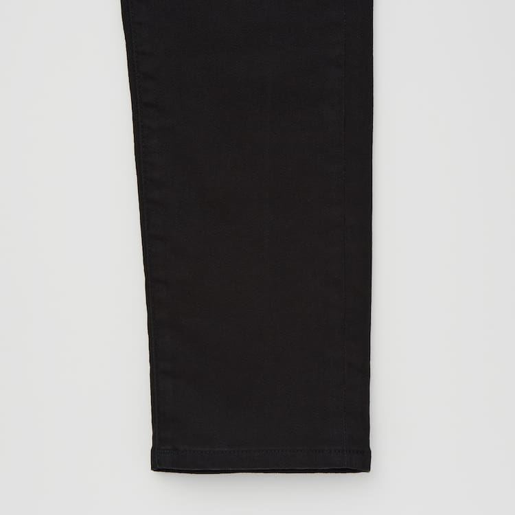 Uniqlo Ultra Stretch Slim Fit Zip Fly Nohavice Detske Čierne | BDOXKU-341