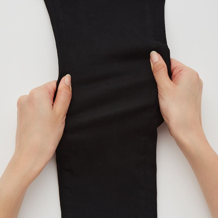 Uniqlo Ultra Stretch Slim Fit Zip Fly Nohavice Detske Čierne | BDOXKU-341