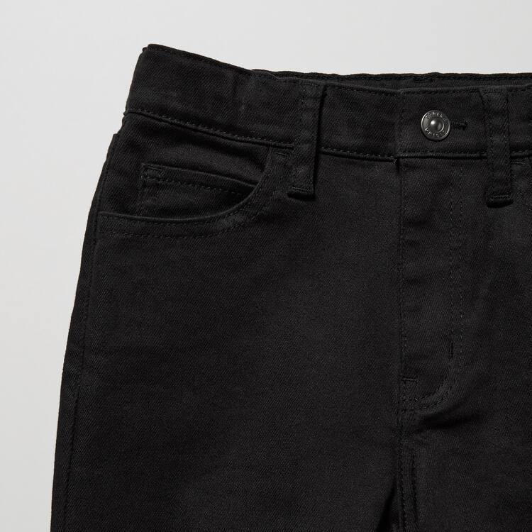 Uniqlo Ultra Stretch Soft Džínsy Detske Čierne | JOELZM-794