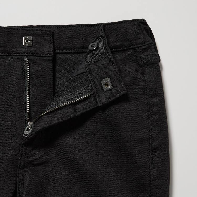 Uniqlo Ultra Stretch Soft Džínsy Detske Čierne | JOELZM-794