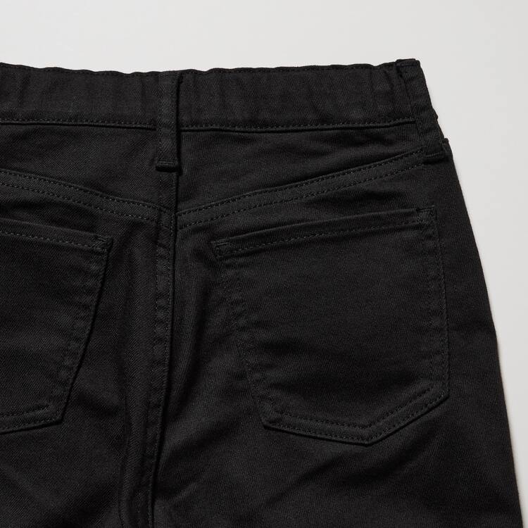 Uniqlo Ultra Stretch Soft Džínsy Detske Čierne | JOELZM-794