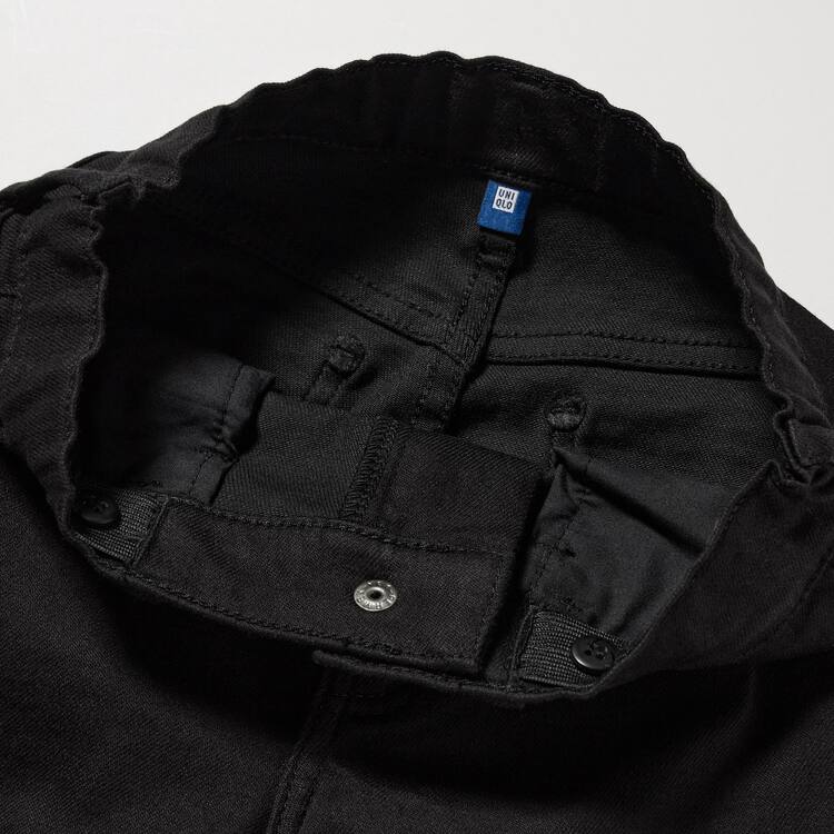 Uniqlo Ultra Stretch Soft Džínsy Detske Čierne | JOELZM-794