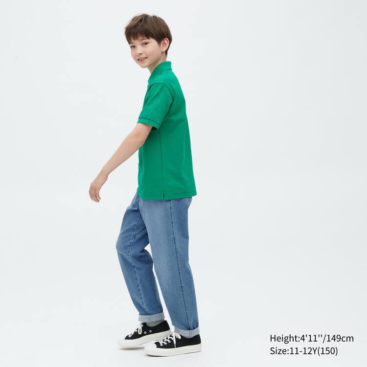 Uniqlo Ultra Stretch Tapered Džínsy Detske Modre | IZTFMP-076