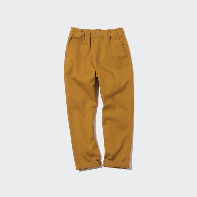 Uniqlo Ultra Stretch Tapered Jogger Nohavice Detske Žlté | PXZMCY-650
