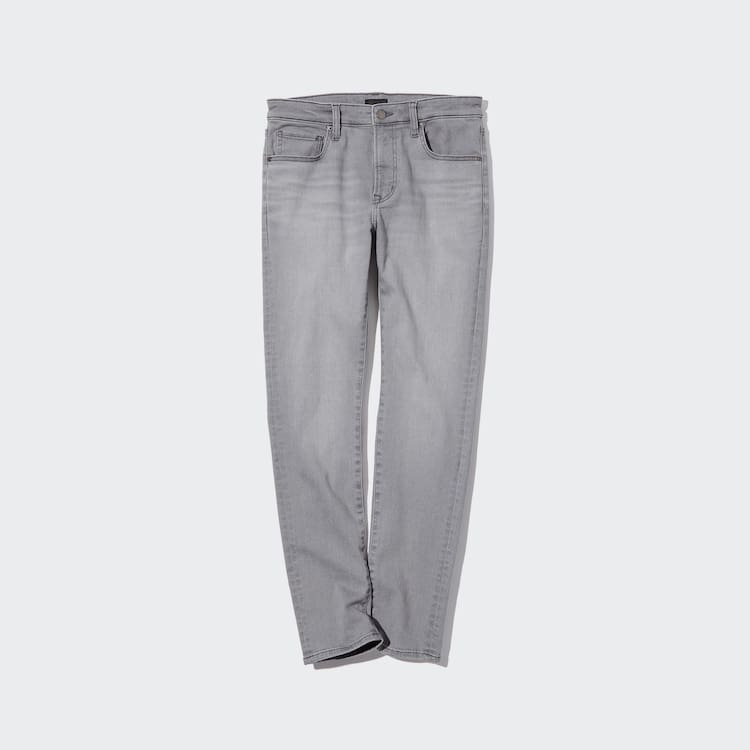 Uniqlo Ultra Stretch Vychudnutý Fit Džínsy Panske Siva | YRPTIN-045
