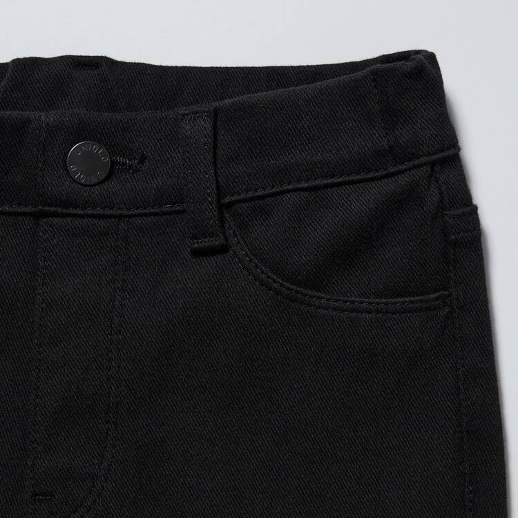 Uniqlo Ultra Stretch (With Back Pockets) Nohavice Detske Čierne | JSYGEK-841