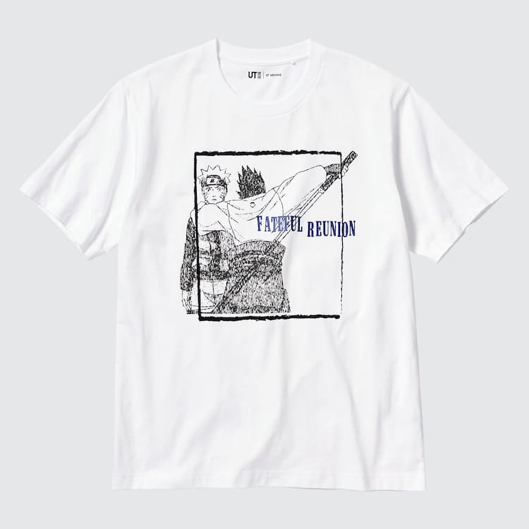Uniqlo Ut Archive Naruto Grafika Tricko Panske Biele | DKMPXE-810