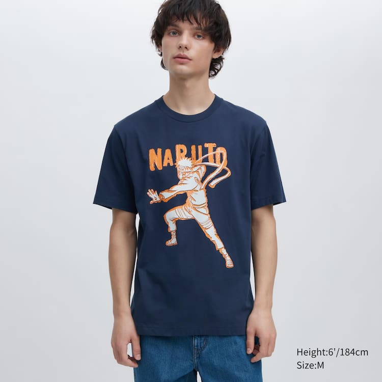 Uniqlo Ut Archive Naruto Grafika Tricko Panske Námornícka Modrá | HJAMBX-058