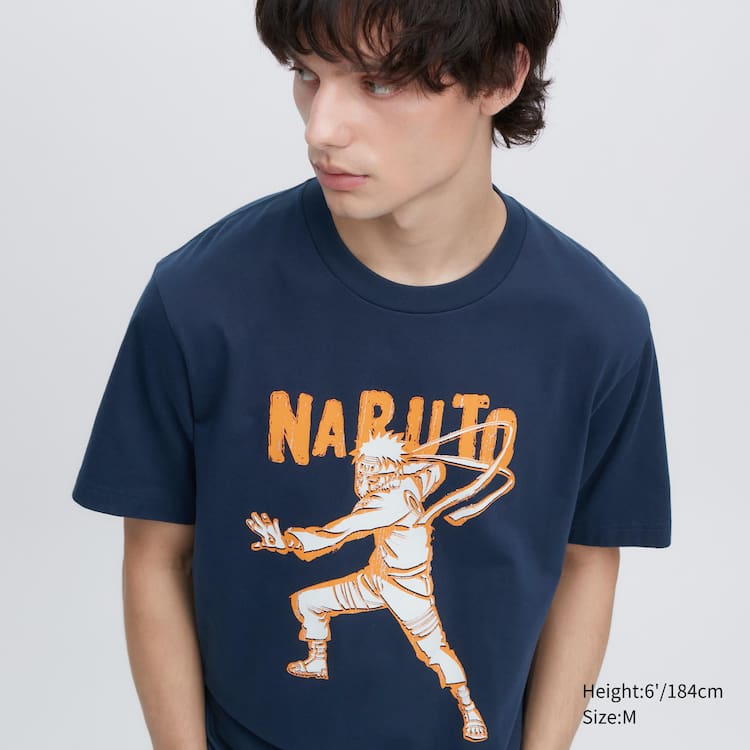 Uniqlo Ut Archive Naruto Grafika Tricko Panske Námornícka Modrá | HJAMBX-058
