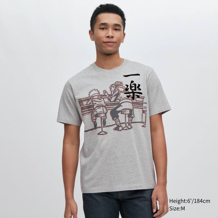 Uniqlo Ut Archive Naruto Grafika Tricko Panske Siva | PYQFSU-078