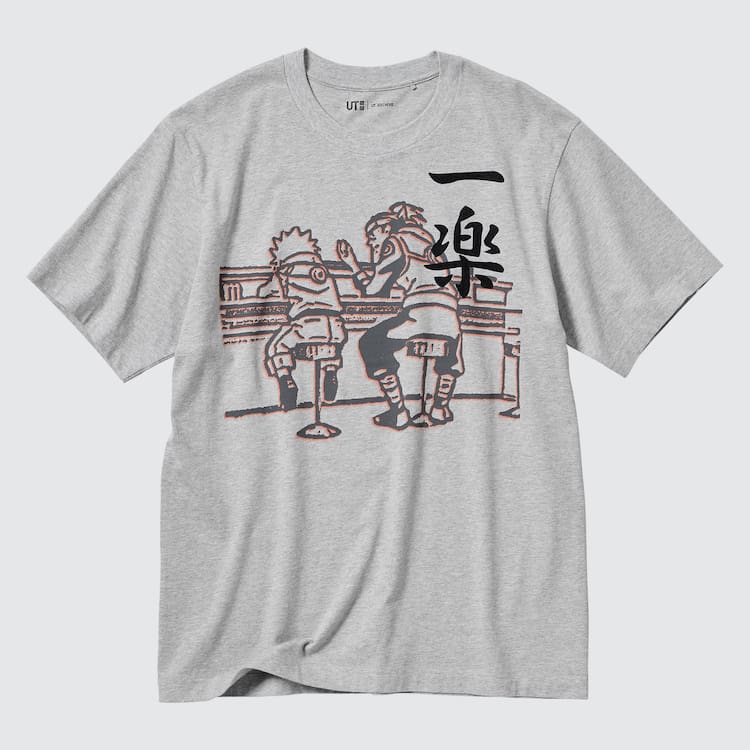 Uniqlo Ut Archive Naruto Grafika Tricko Panske Siva | PYQFSU-078