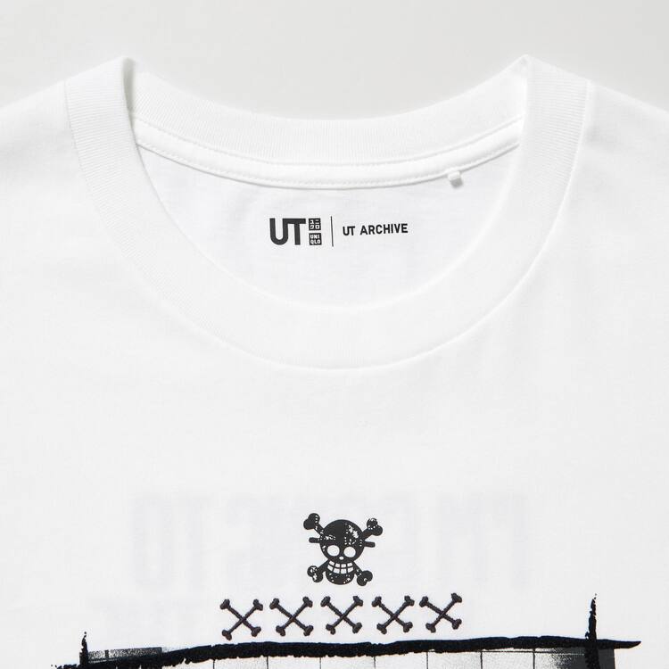 Uniqlo Ut Archive One Piece Grafika Tricko Panske Biele | HWPBRY-942