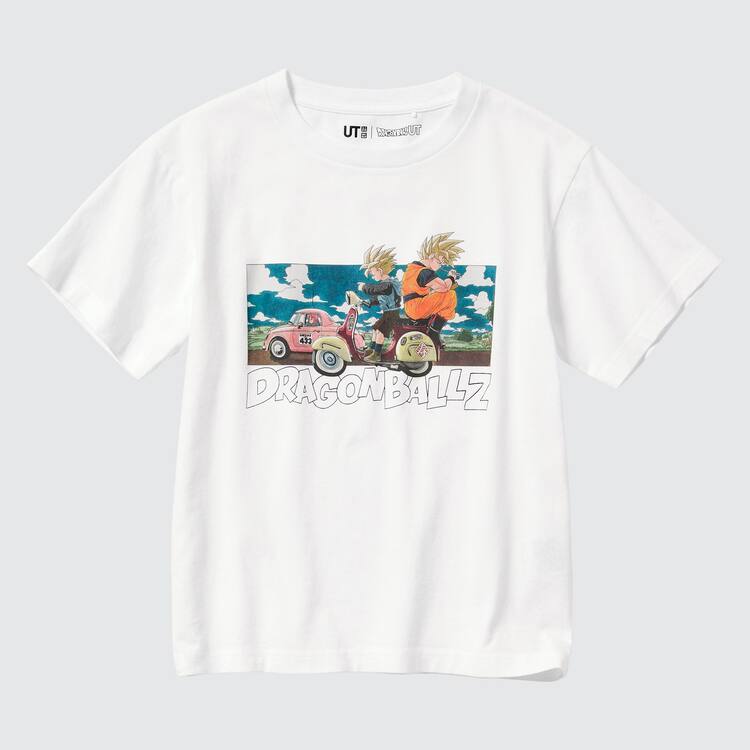 Uniqlo Ut Dragon Ball Tricko Detske Biele | XPVFMA-405