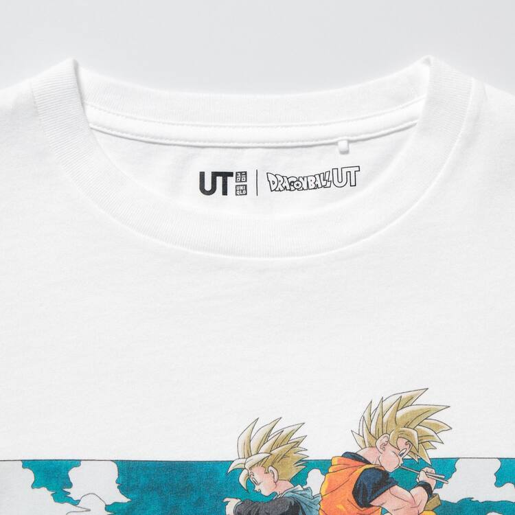 Uniqlo Ut Dragon Ball Tricko Detske Biele | XPVFMA-405