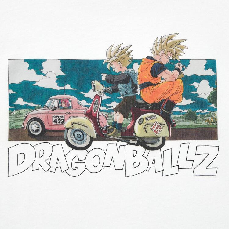 Uniqlo Ut Dragon Ball Tricko Detske Biele | XPVFMA-405